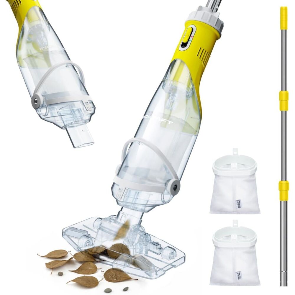 InoKraft Pool Vacuum Cleaner with Telescopic Pole Model IK021012 - New in Box